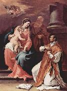 Sebastiano Ricci Heilige Familie und der Hl oil painting